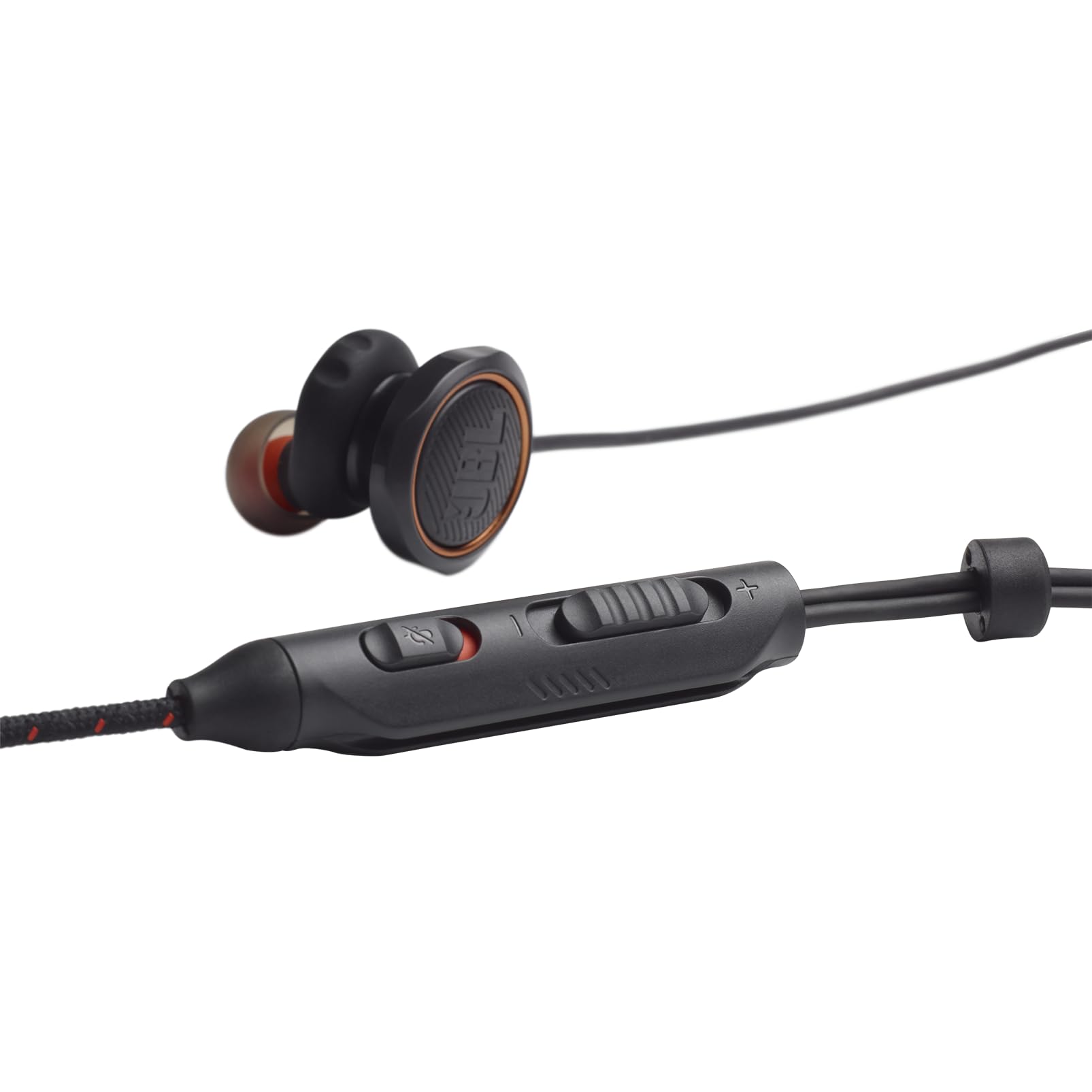 JBL Quantum 50 In-Ear Gaming Headset with Microphone - Black - Noise Cancelling for PC, PS5, Xbox & Mobile - Perfect for Competitive Gaming & Online Meetings