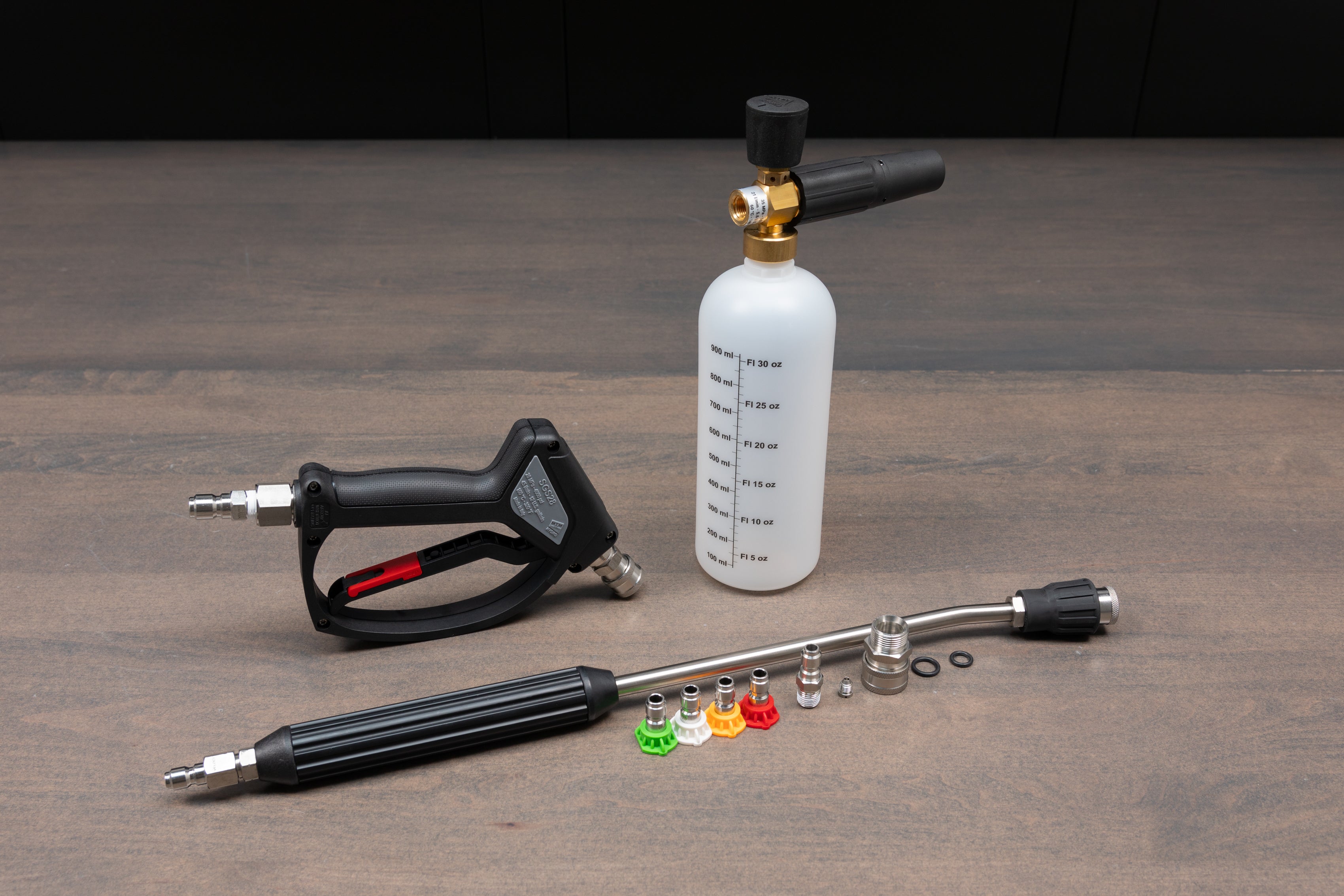 M22 14mm Sprayer Wand & Foam Cannon Upgrade Kit for Pressure Washers - Car Detailing, Home Cleaning & Outdoor Washing Accessories