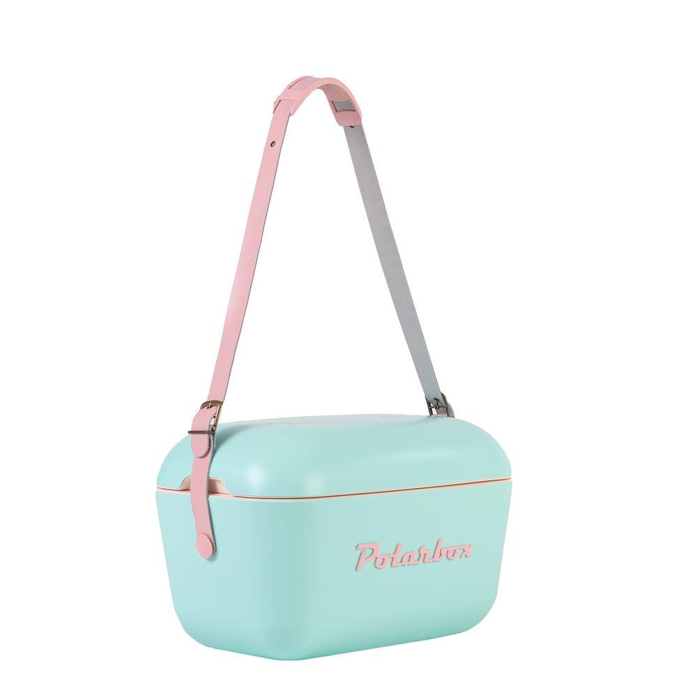 Polarbox 12L Portable Cooler Ice Box - Lightweight & Insulated for Camping, Picnics, Beach & Outdoor Adventures - Cyan & Rose Colors