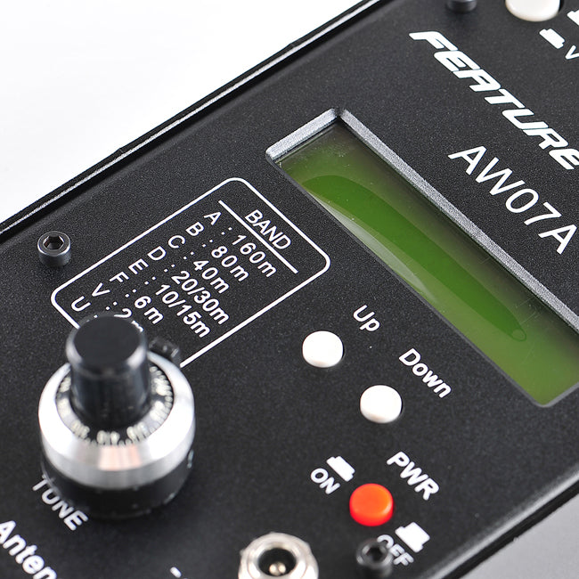 AW07A SWR HF/VHF/UHF Antenna Analyzer - Portable RF Signal Meter for Ham Radio, CB & Marine Communication - Perfect for Field Testing & Antenna Tuning