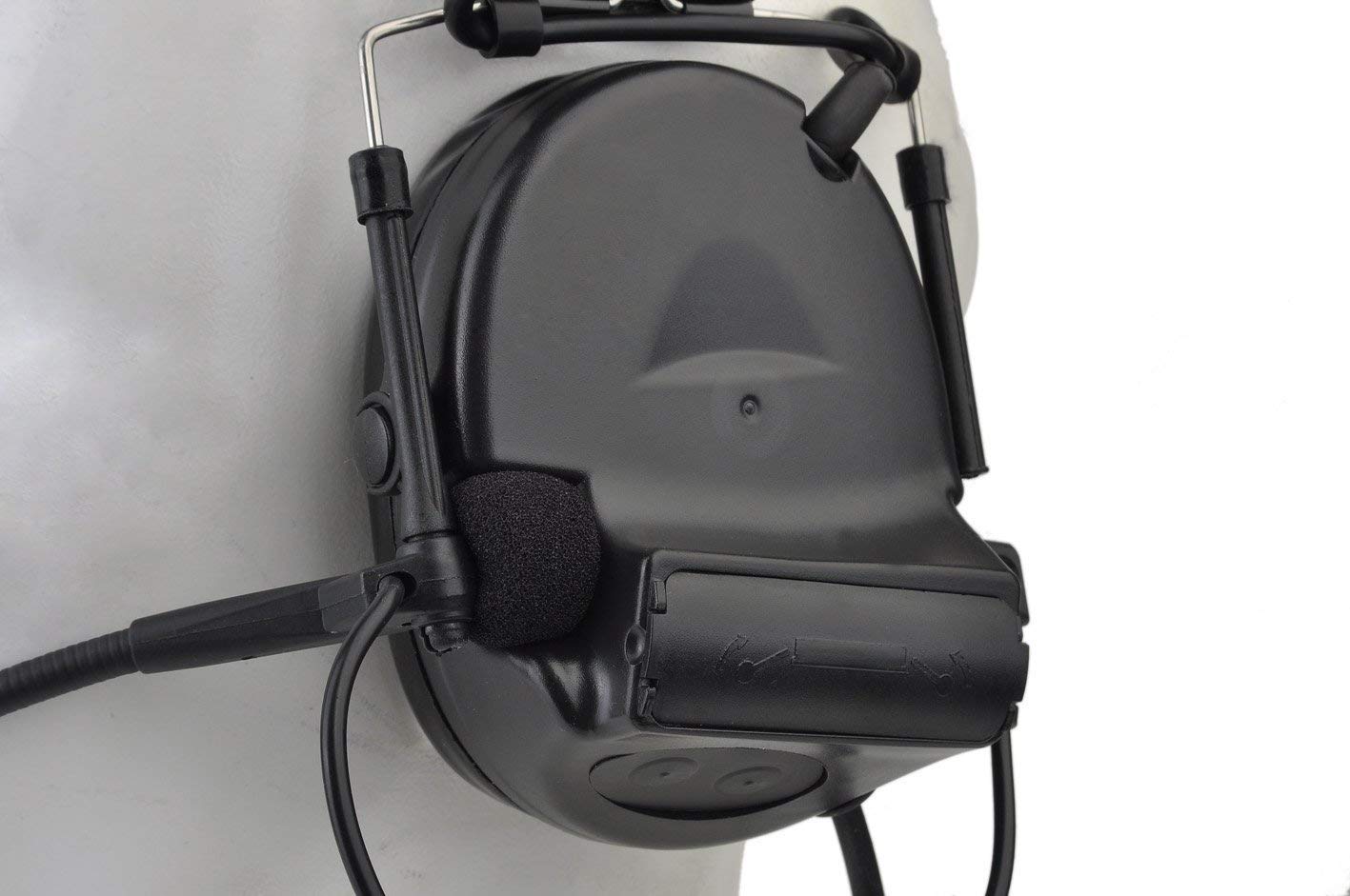 Best Electronic Hearing Protection Earmuffs with Communication - Noise Cancelling Safety Headset for Shooting, Construction & Industrial Use