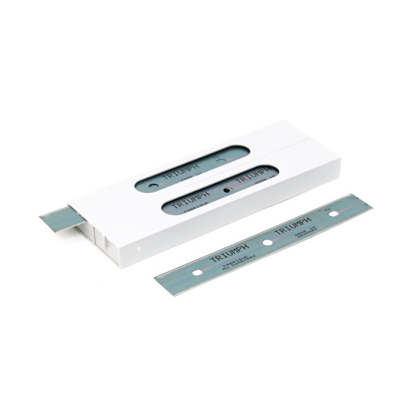 Triumph 6-inch/15cm Carbon Steel Utility Knife Blades - 0.20mm Thick, 25-Pack (Grey Box) - Perfect for Crafting, Box Cutting & DIY Projects