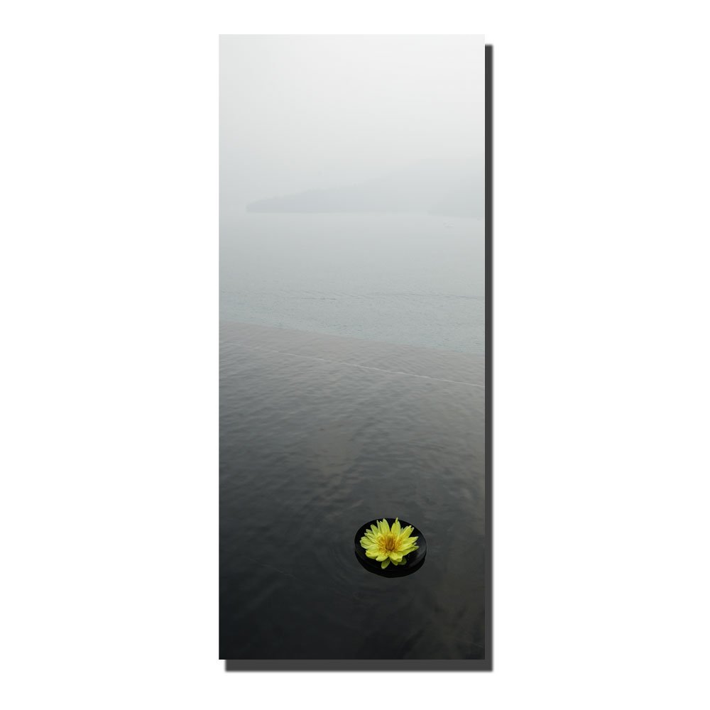 Kurt Shaffer Zen Lotus Canvas Wall Art - 26x40 Inch Modern Home Decor for Living Room, Bedroom & Office | Trademark Fine Art