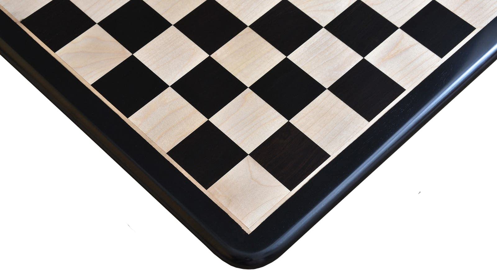 Premium Handmade Ebony & Box Wood Chess Board - 21 x 21 Inches, 55mm Squares | No Pieces Included | Heavy Duty 4000g Board Game for Indoor Play | Perfect for Tournaments, Home Decor & Strategy Game Lovers