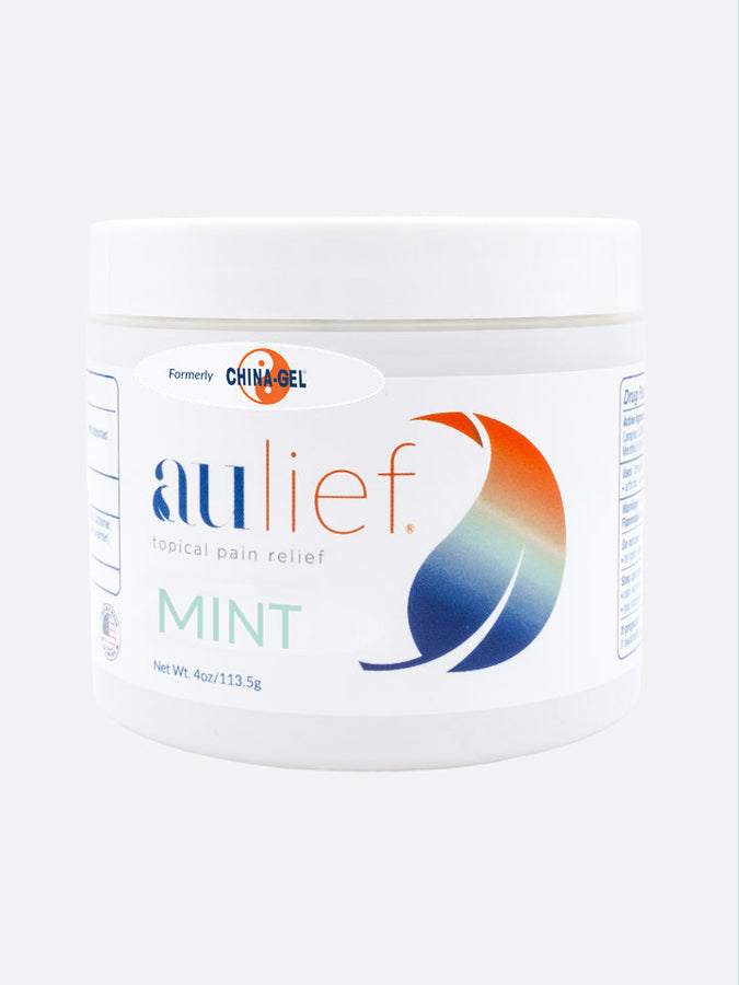 Aulief (Formerly China Gel) 4oz Pain Relief Gel - Natural Muscle & Joint Pain Relief Cream for Arthritis, Back Pain & Sore Muscles - Perfect for Athletes, Office Workers & Seniors
