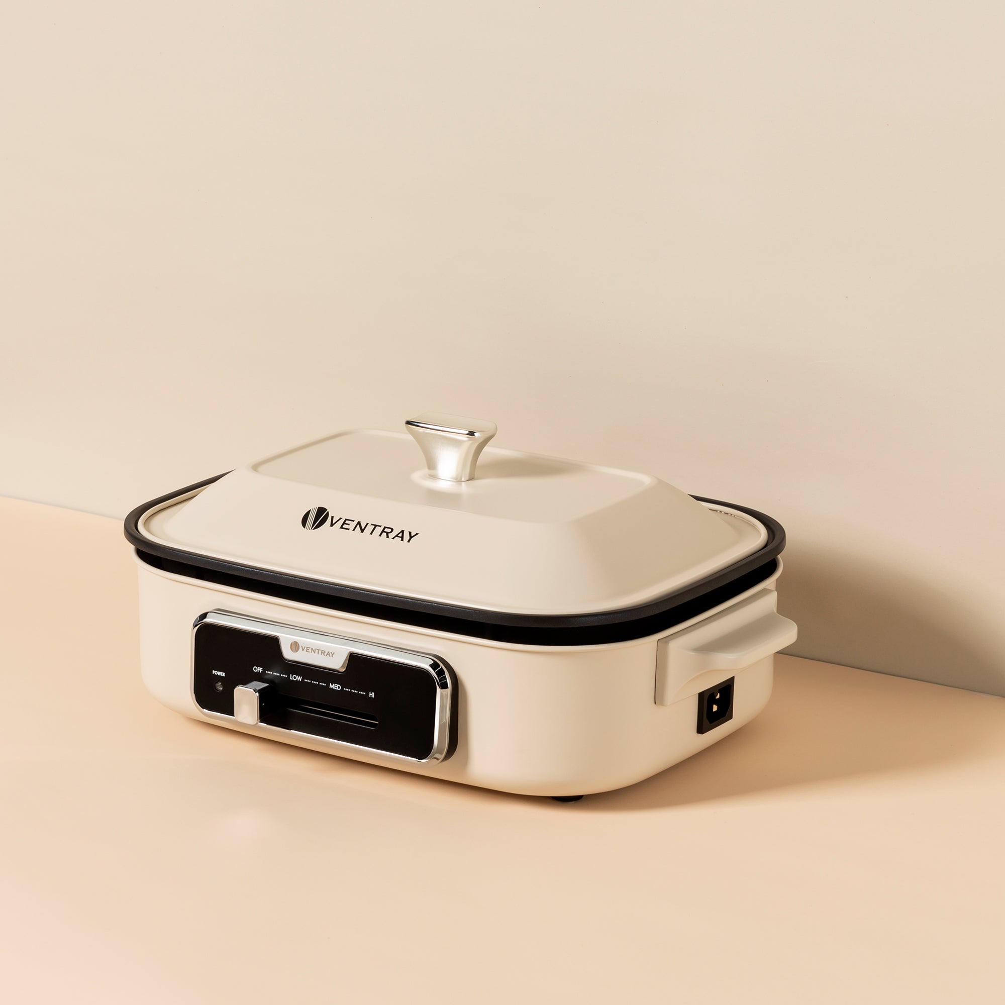 Classic 2.0 Electric Indoor Grill - Non-Stick, Adjustable Temperature, Perfect for Paninis, Steaks & Healthy Cooking | Ideal for Small Kitchens, Apartments & Quick Meals