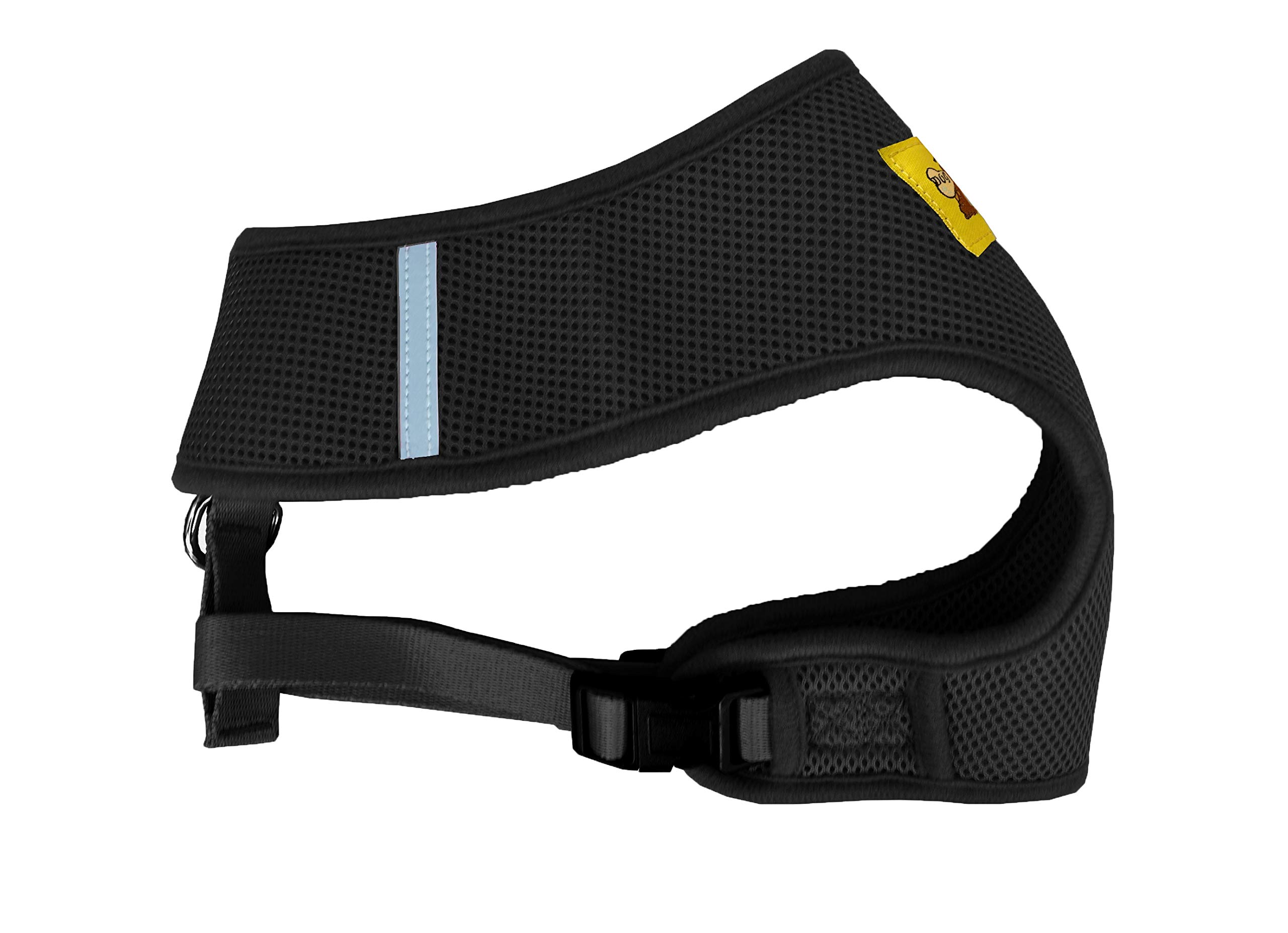 Adjustable No-Pull Dog Harness with Front Clip - Reflective, Breathable Pet Vest for Small, Medium & Large Dogs (Small, Black) - Perfect for Walking, Training & Outdoor Adventures