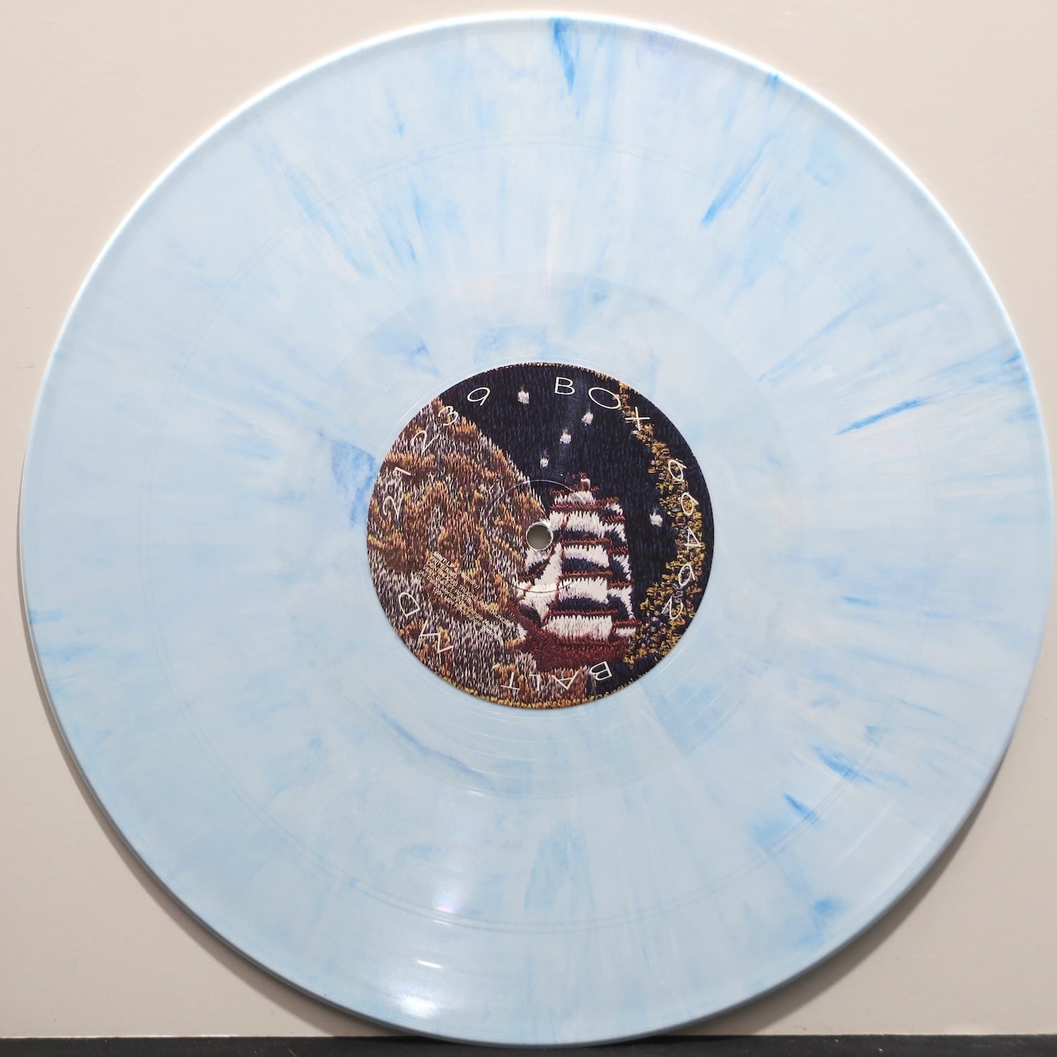 Mercury Rev 'Yerself Is Steam' 1991 UK Original Blue/White Vinyl LP Record - Rare Collector's Edition for Music Enthusiasts & Vinyl Lovers