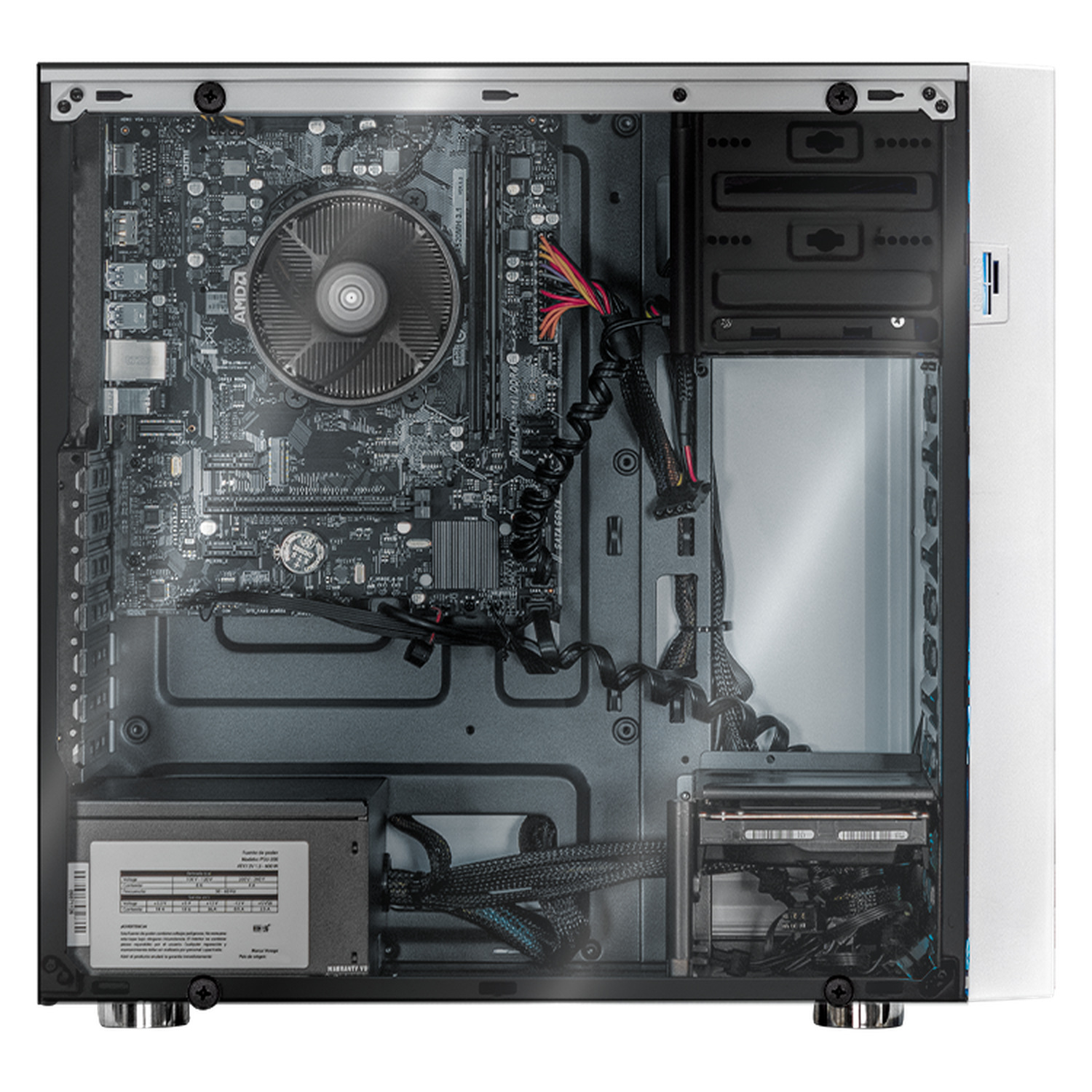 Xtreme PC Gaming Desktop - AMD Radeon Vega Renoir Ryzen 5 5600GT, 16GB RAM, 250GB SSD + 2TB HDD, 27