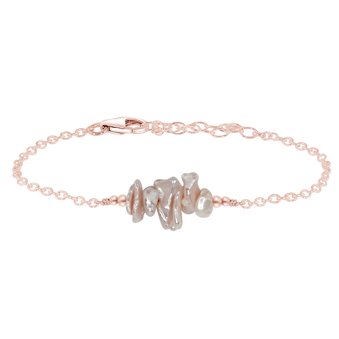 Elegant White Freshwater Pearl Chip Bead Bar Bracelet for Women - Perfect for Weddings, Parties & Everyday Wear