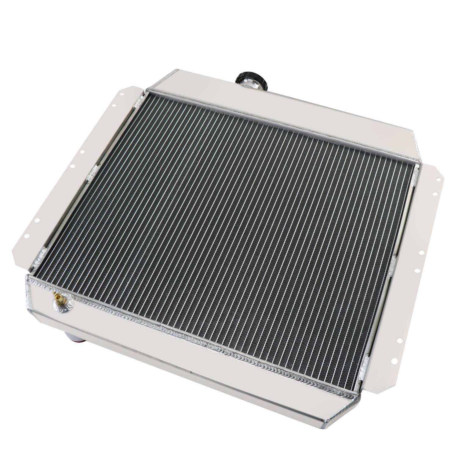 AlloyWorks 3-Row Aluminum Radiator for 1949-1954 Chevy Styleline, Bel Air V8 & Fleetline Cars & Pickups - High-Performance Cooling for Classic Car Restoration & Hot Rod Builds
