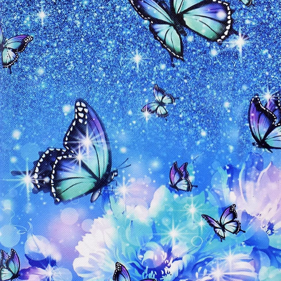 09# Blue Flower Butterfly