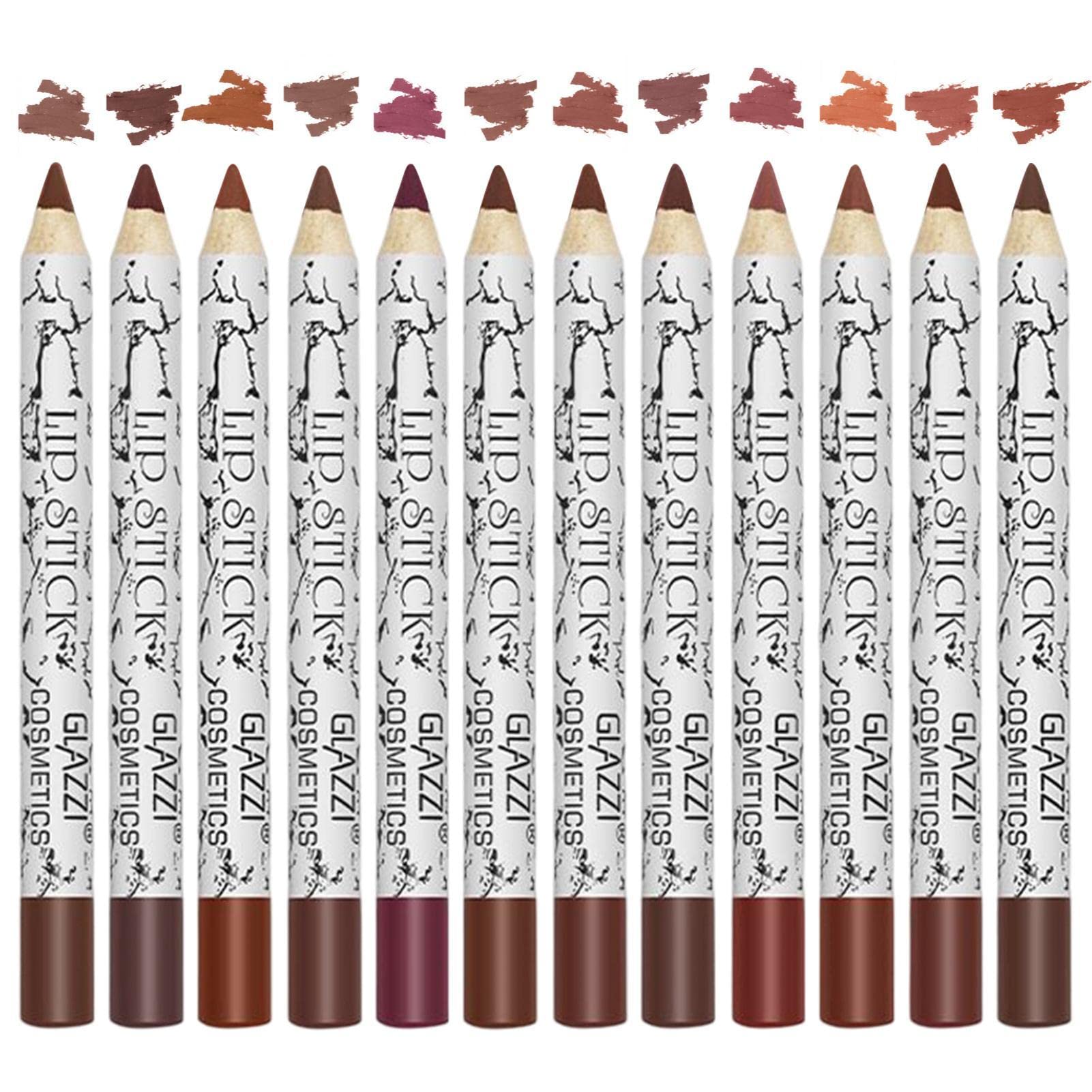 12 Colors Matte Lip Liner Pencil Set - Long Lasting Waterproof Lipstick Outline Makeup Kit | Perfect for Everyday Wear, Party & Special Occasions | Ideal Gift for Women & Girls