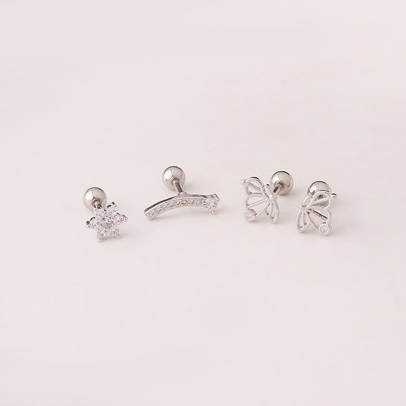 16G Butterfly Tiny Cartilage Earring - Dainty Gold Hoop Earrings for Women | Perfect for Everyday Wear, Parties & Gifts