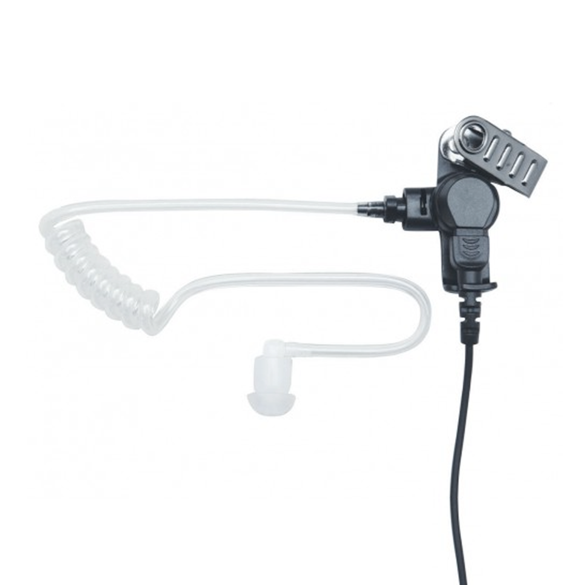 Atlantic Radio AT1W M12 1-Wire Acoustic Tube Earpiece - Clear Audio Surveillance & Communication Device for Security, Law Enforcement & Covert Operations