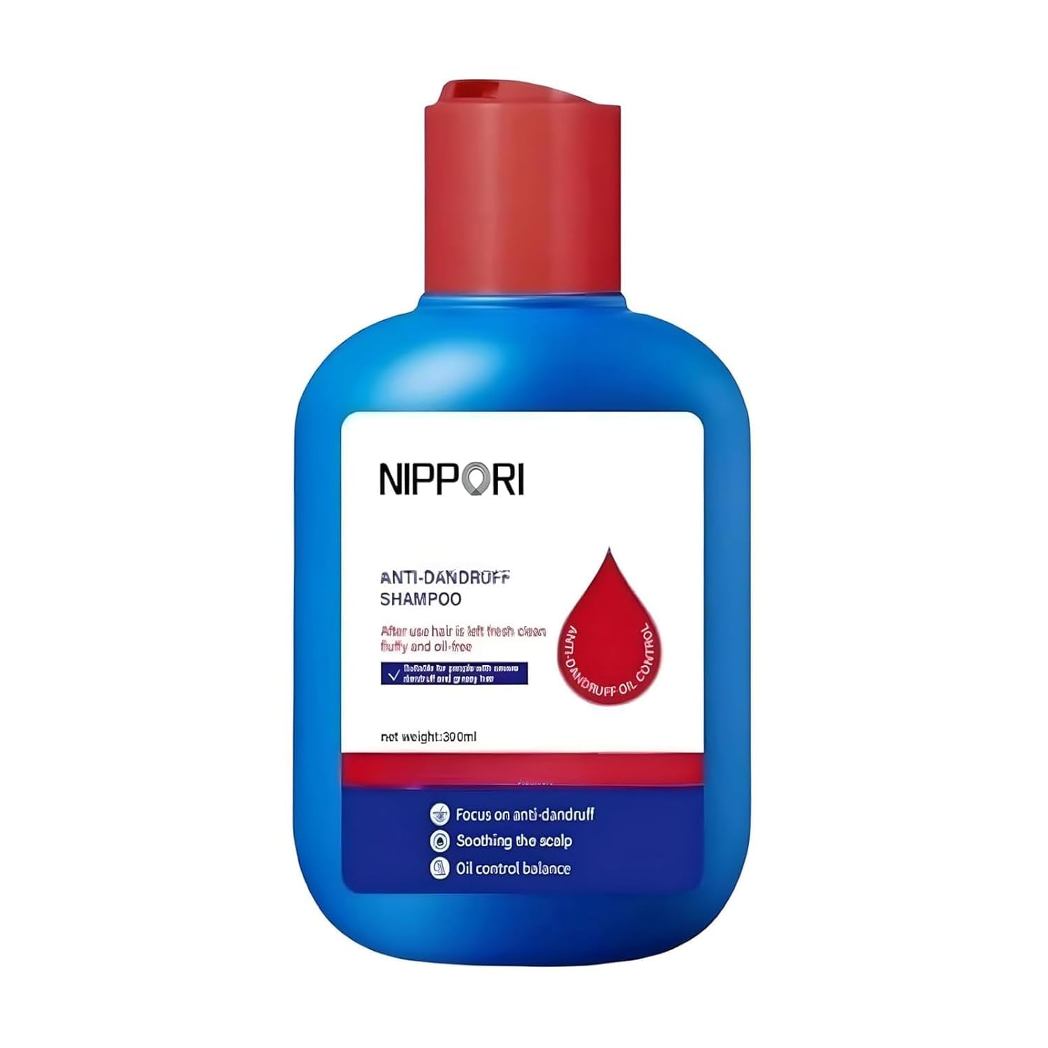 Nipori Anti-Dandruff Shampoo with Selenium for Women - Hair Care Treatment for Dry Scalp & Itchy Scalp - Sulfate Free Shampoo for Daily Use (1 Pack) | Perfect for Home, Salon & Travel Use