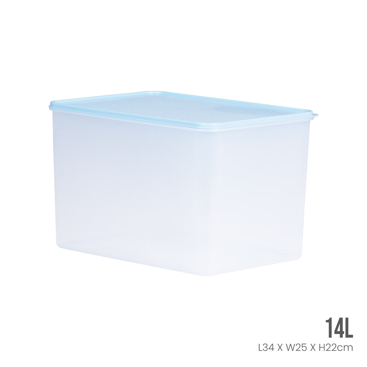 Fresh Produce Box with Lid - Large (2853PE) | Perfect for Farmers Market, Grocery Stores & Food Storage