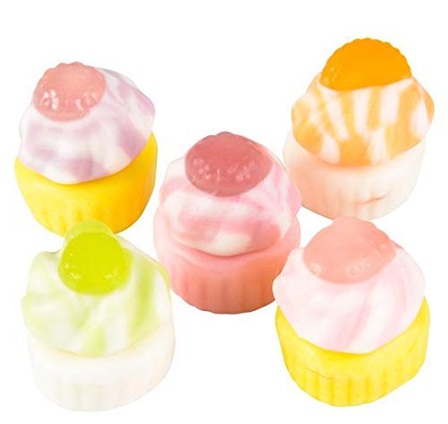 Delicious Gummi Cupcakes - Pack of 8 | Soft & Chewy Candy Treats for Parties, Birthdays & Snacking