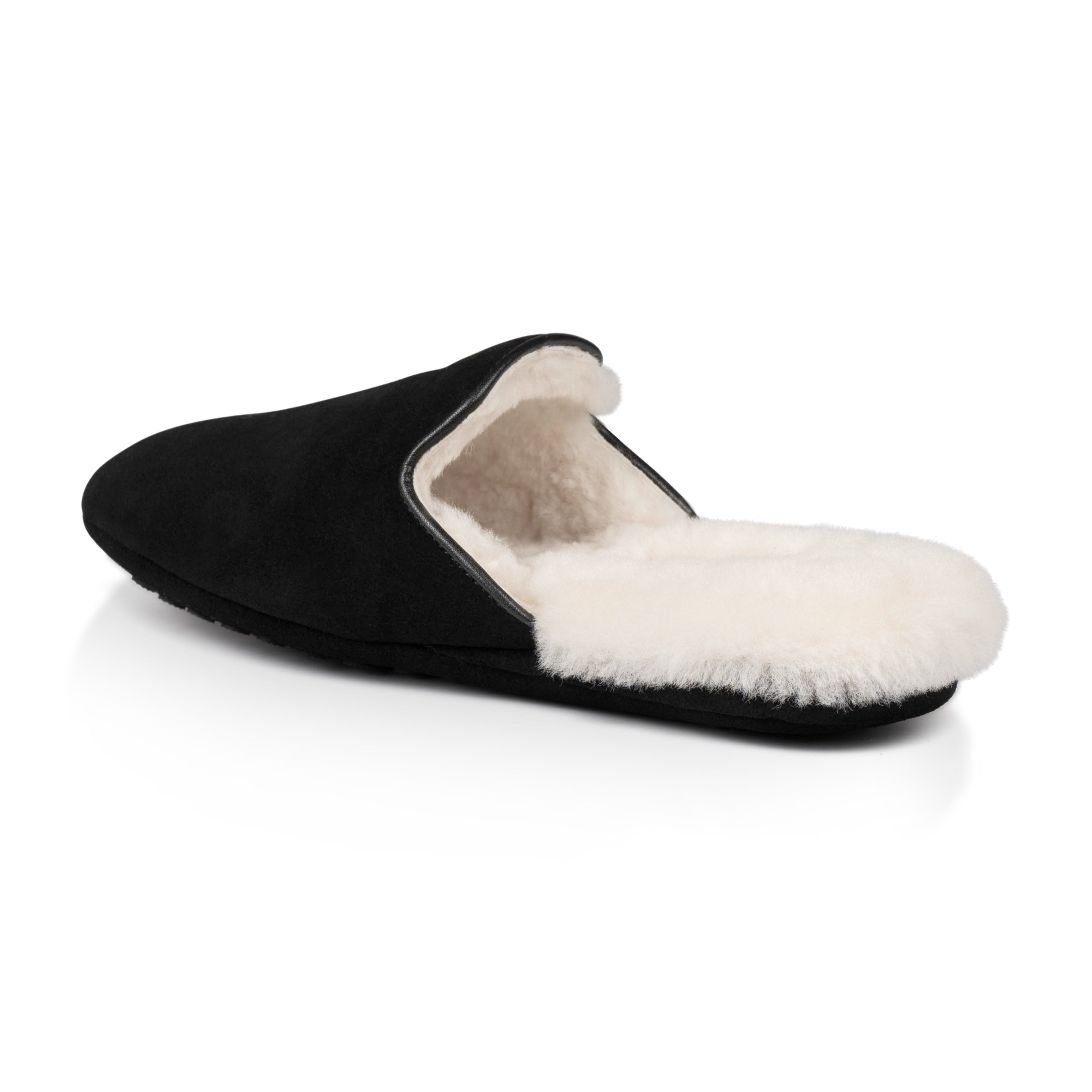 Grace Women's Cozy Memory Foam House Slippers - Soft Indoor Slides with Non-Slip Sole for Home, Spa & Lounge (Black) - Perfect for Relaxing & Comfortable Wear