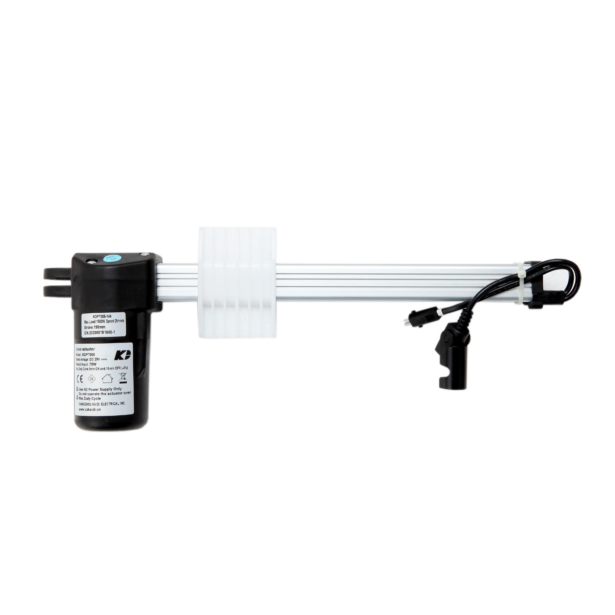 Kaidi KDPT005-144 Linear Actuator Motor - Heavy Duty 12V DC Electric Actuator for Power Recliner Lift Chairs, Sofa, Hospital Beds & Home Furniture Replacement - Perfect for Elderly Care & Mobility Assistance