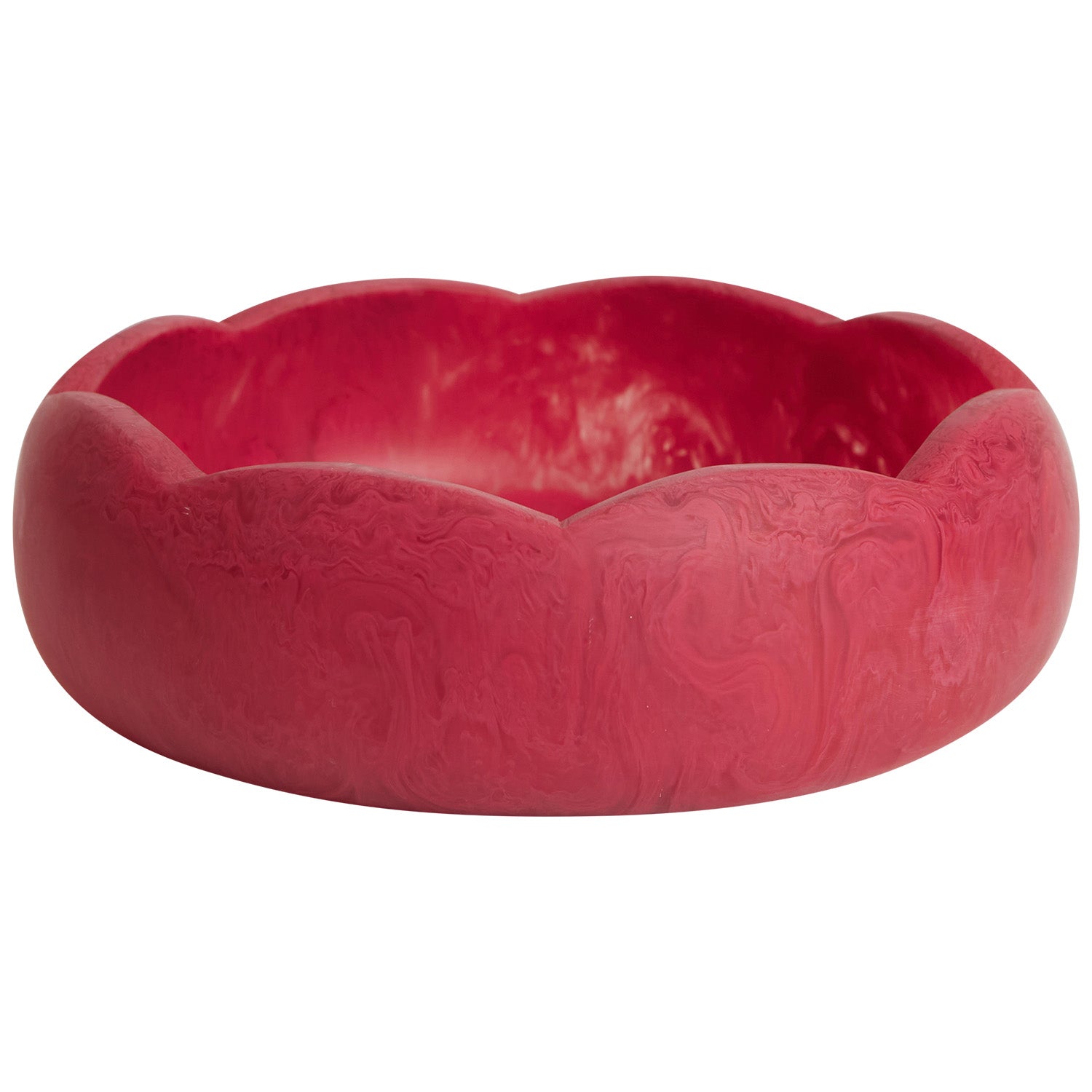 Kabrina Premium Ceramic Bowl Set - 4-Piece Raspberry Color Serving Bowls for Salads, Snacks & Desserts | Durable & Stylish Kitchenware for Home & Entertaining