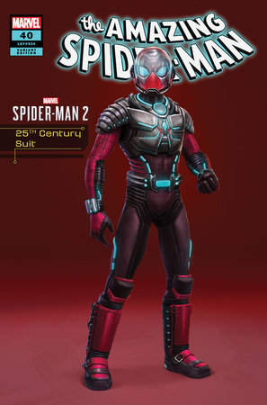 Amazing Spider-Man #40 H 25th Century Suit Variant - Marvel Comics Collector's Edition (12/20/2023) | Rare Comic Book for Superhero Fans & Collectors | Perfect for Display, Gifts & Investment