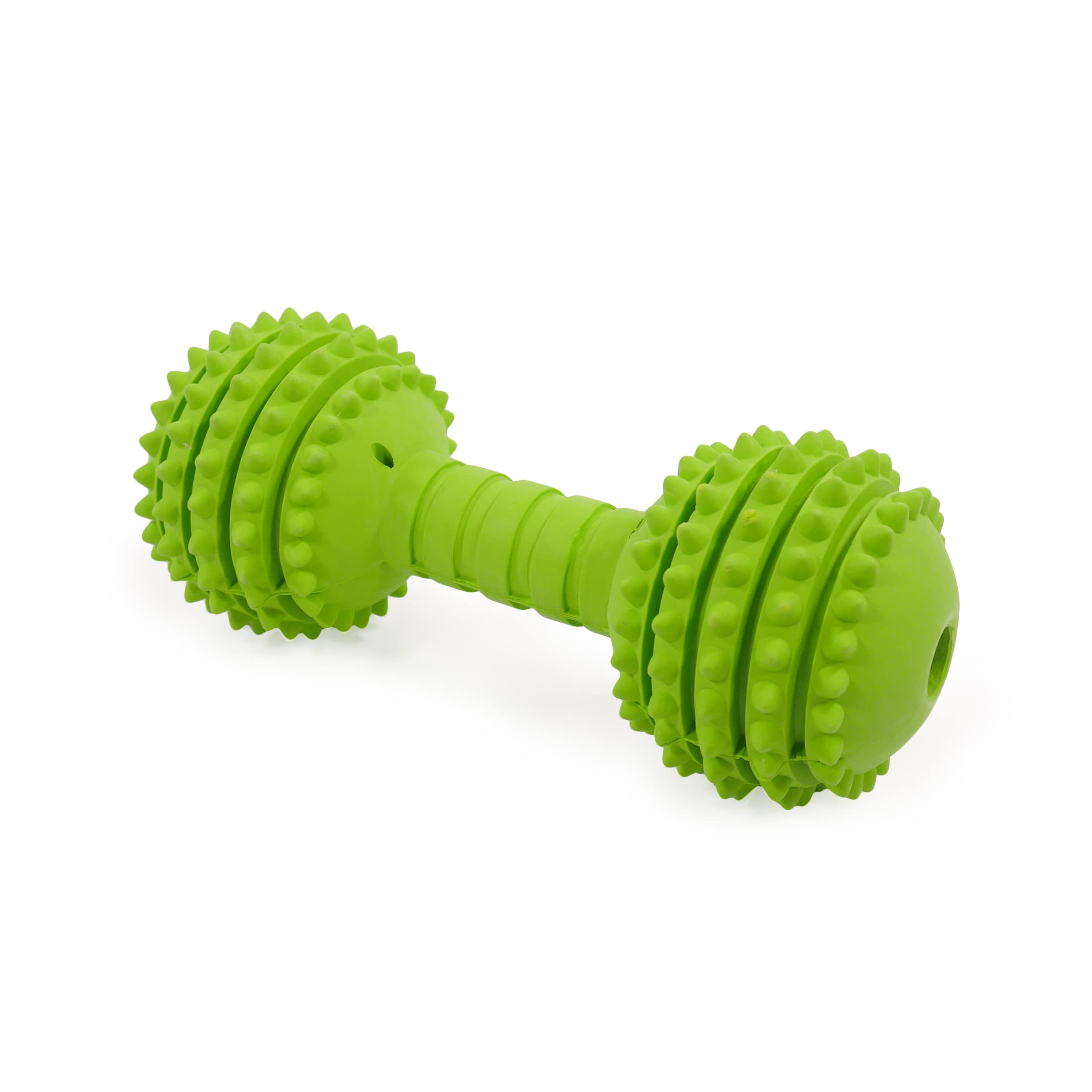 Durable Cyber Rubber Dumbbell Dog Toy for Large Breeds - Perfect for Fetch, Chewing & Training