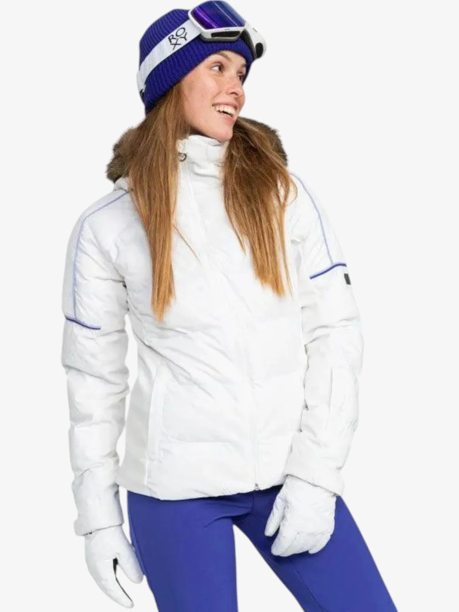 Roxy Snowblizzard Women's Winter Jacket - Waterproof Snow Coat for Skiing & Snowboarding | Warm Insulated Puffer Coat for Cold Weather Outdoor Activities