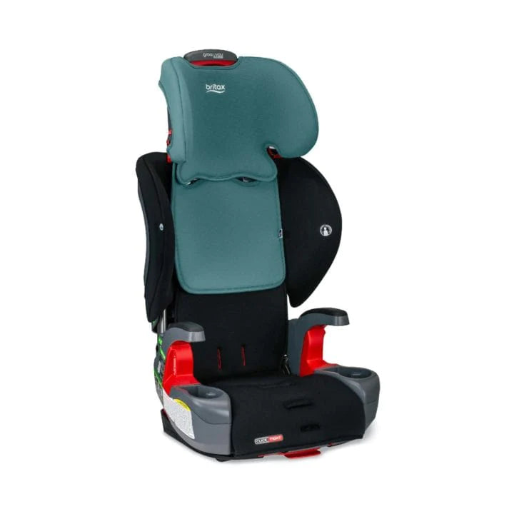 Britax Grow With You Clicktight Booster Car Seat - Safe & Adjustable for Kids 3-12 Years - Perfect for School, Travel & Family Road Trips