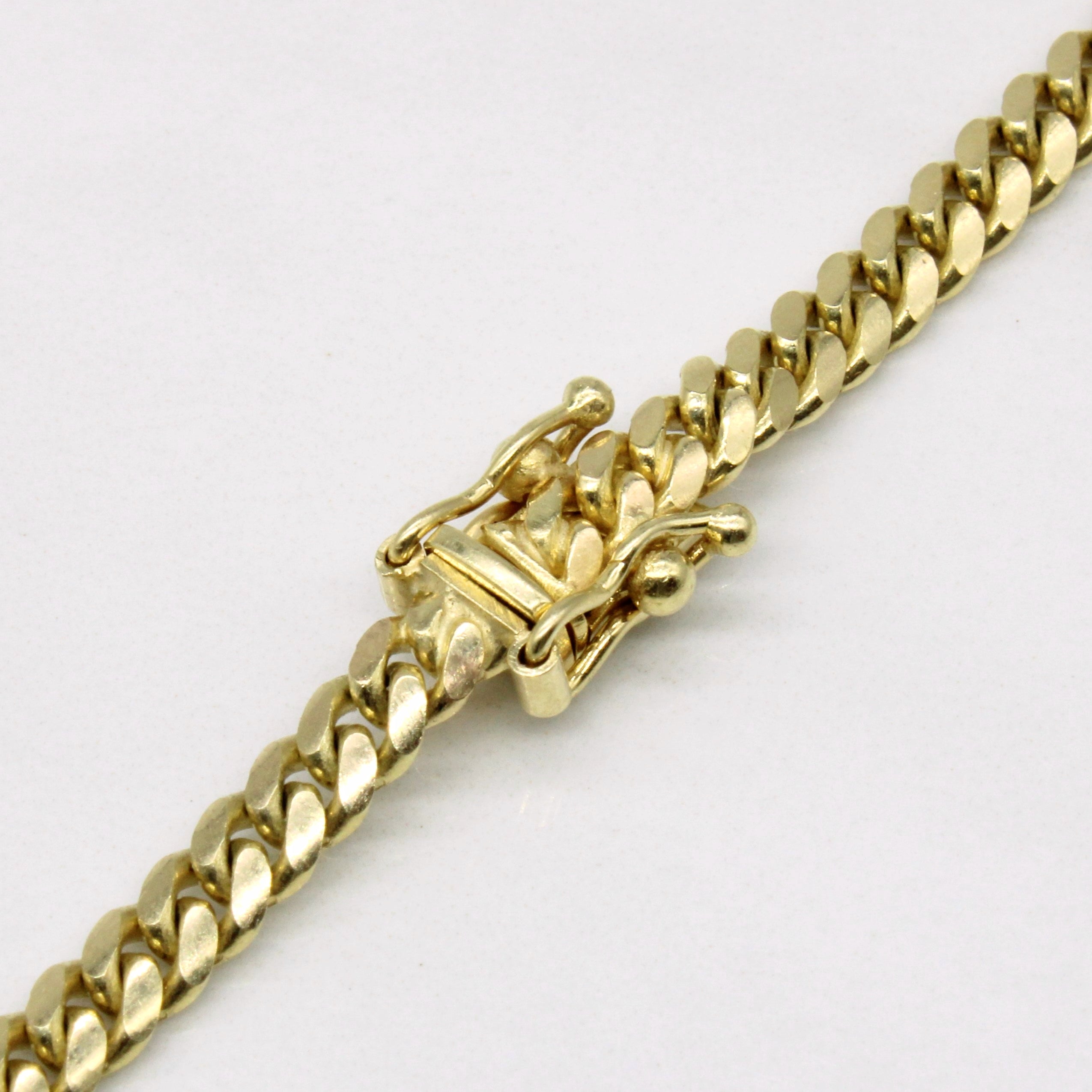10K Yellow Gold Curb Link Chain Necklace 20 Inches - Elegant Jewelry for Women, Perfect for Everyday Wear, Parties & Special Occasions