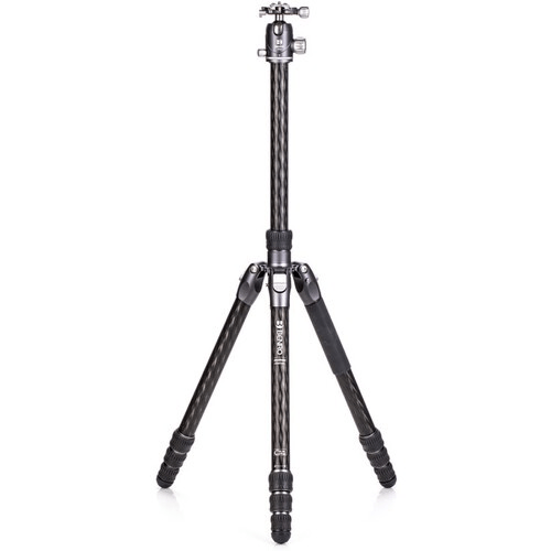 Benro Rhino Carbon Fiber Tripod & Monopod with VX30 Ballhead - 4-Section Twist Lock Legs, Lightweight Travel Tripod for DSLR Cameras, Perfect for Outdoor Photography, Hiking & Travel Adventures