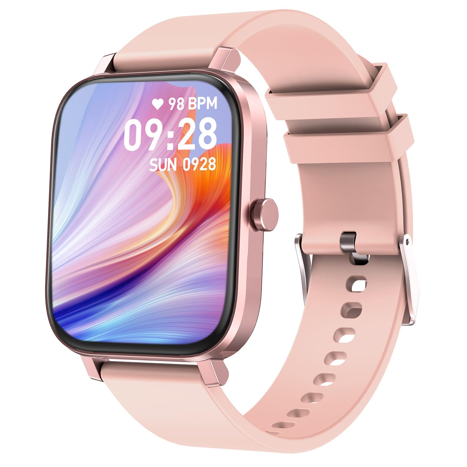 Smart Watch for Women - Fitness Tracker with Heart Rate & Sleep Monitor, Step Counter, Waterproof Smartwatch Compatible with Android/iOS - Perfect for Workouts, Running, Swimming & Daily Activity Tracking