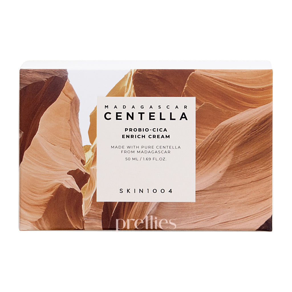 SKIN1004 Madagascar Centella Probio Cica Enrich Cream 50ml - Soothing Moisturizer for Sensitive Skin | Perfect for Daily Skincare Routine & Post-Procedure Care
