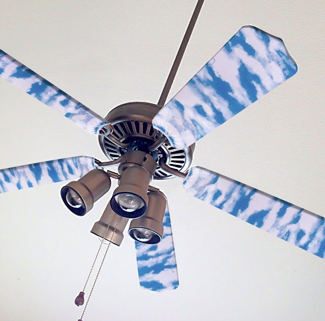 Stylish Ceiling Fan Blade Covers - Decorative Cloud Design for Home & Office Cooling | Perfect for Living Room, Bedroom, and Patio