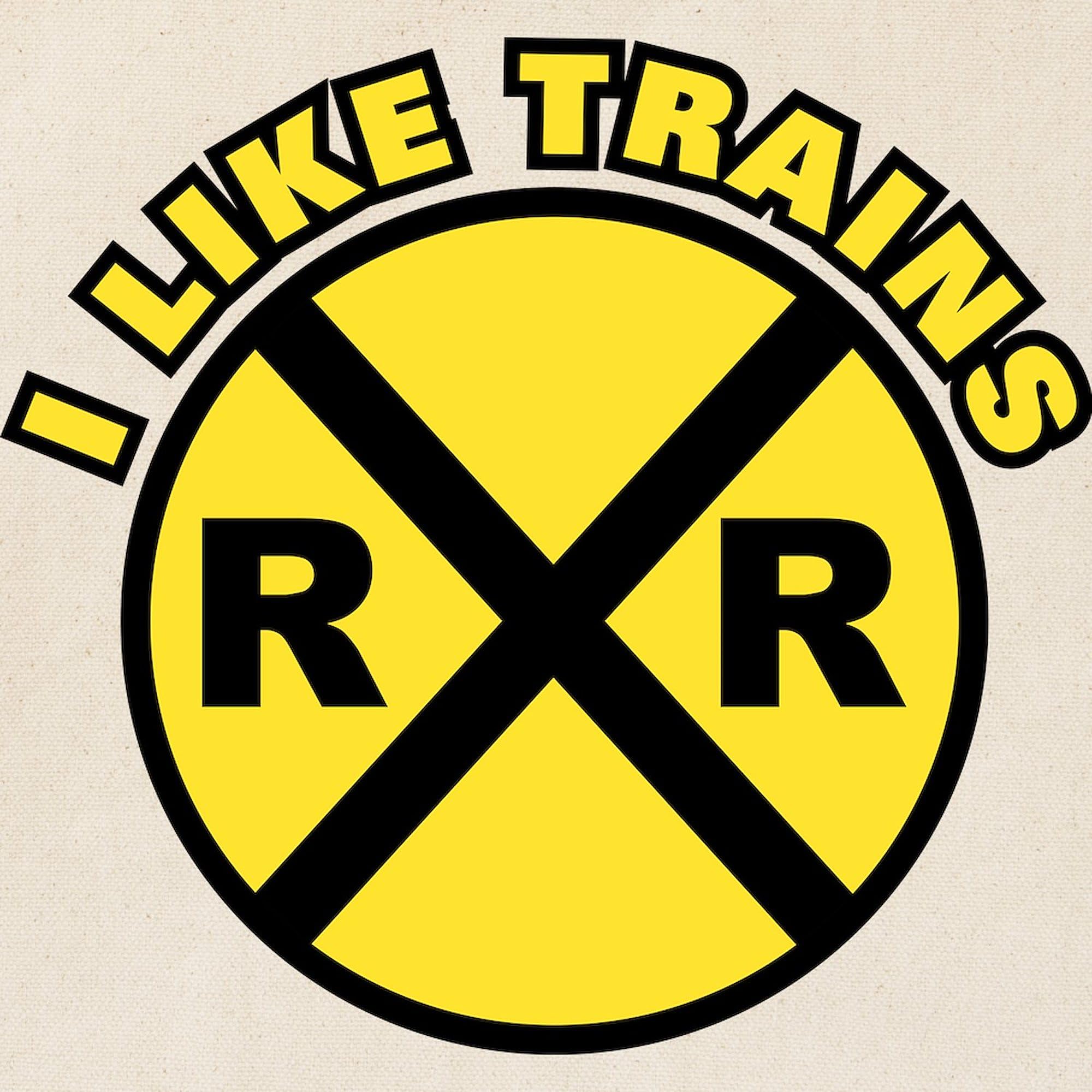 Eco-Friendly I Like Trains Canvas Tote Bag - Reusable Natural Cotton Shopping Bag for Groceries, Beach & Commute | CafePress