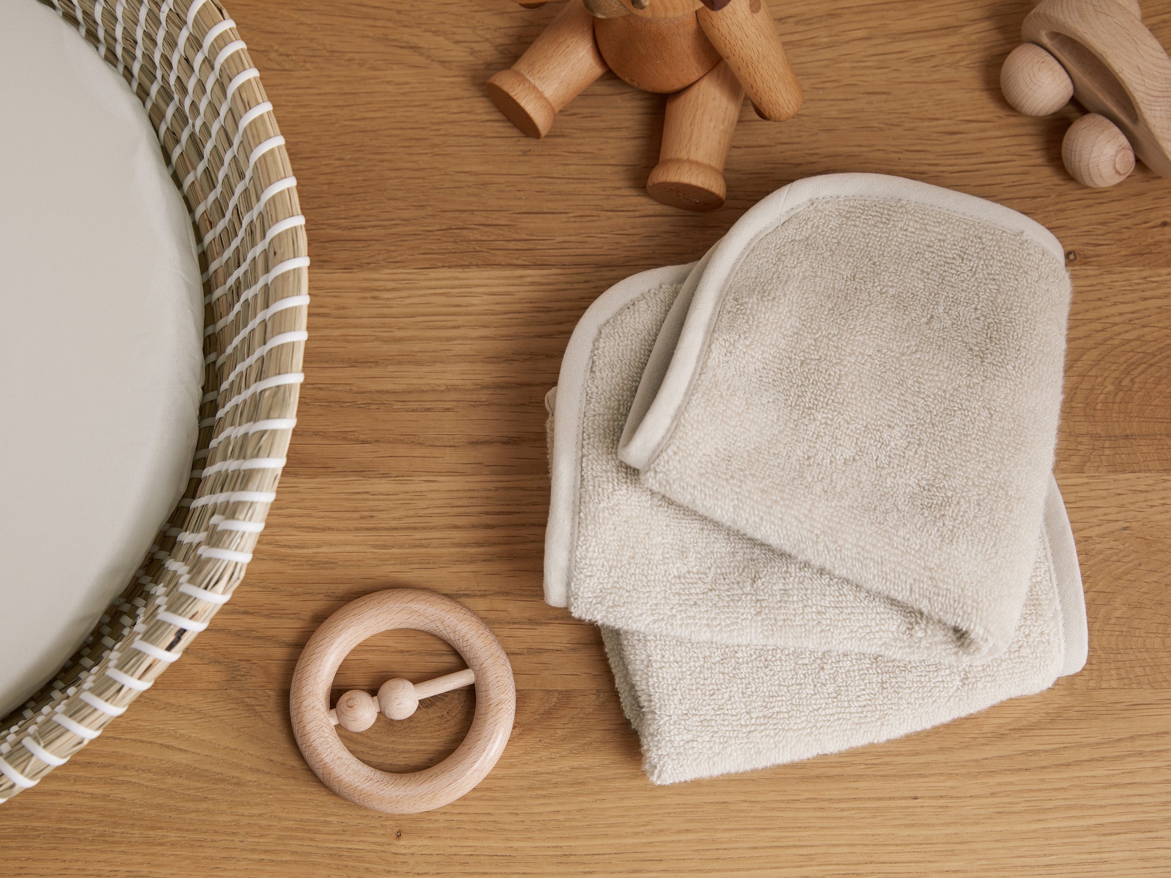 Organic Baby Washcloth - 100% Natural Soft & Hypoallergenic Wash Cloths for Newborns & Sensitive Skin | Perfect for Bath Time, Diaper Changes & Gentle Face Cleaning