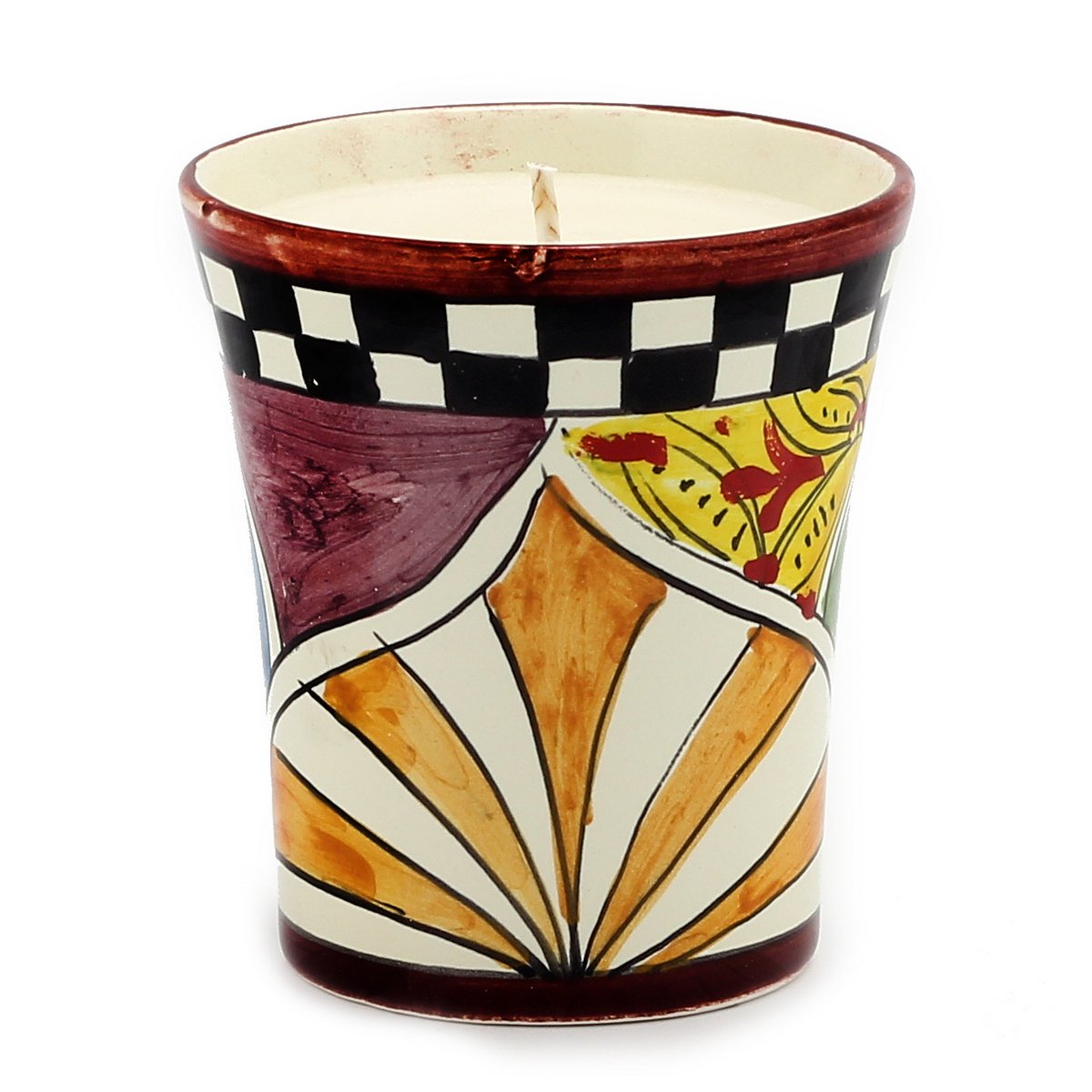 DERUTA CANDLES: Modern Contempo Cup with Gaudi 2 Design - Alps Wild Berries Scented Candle for Home Decor, Relaxation & Romantic Ambiance