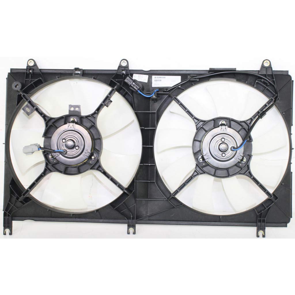 Mitsubishi Galant A/C Radiator Fan Assembly 2004-2012 2.4L - Replacement for MI3115120, MR993035, MR552031, MR968067 - Perfect for Cooling System Repair & Summer Driving Comfort