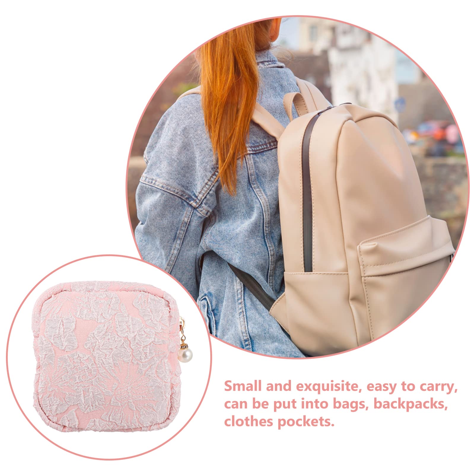 EXCEART Menstrual Pad Pouch for Women - Travel & Gym Essentials