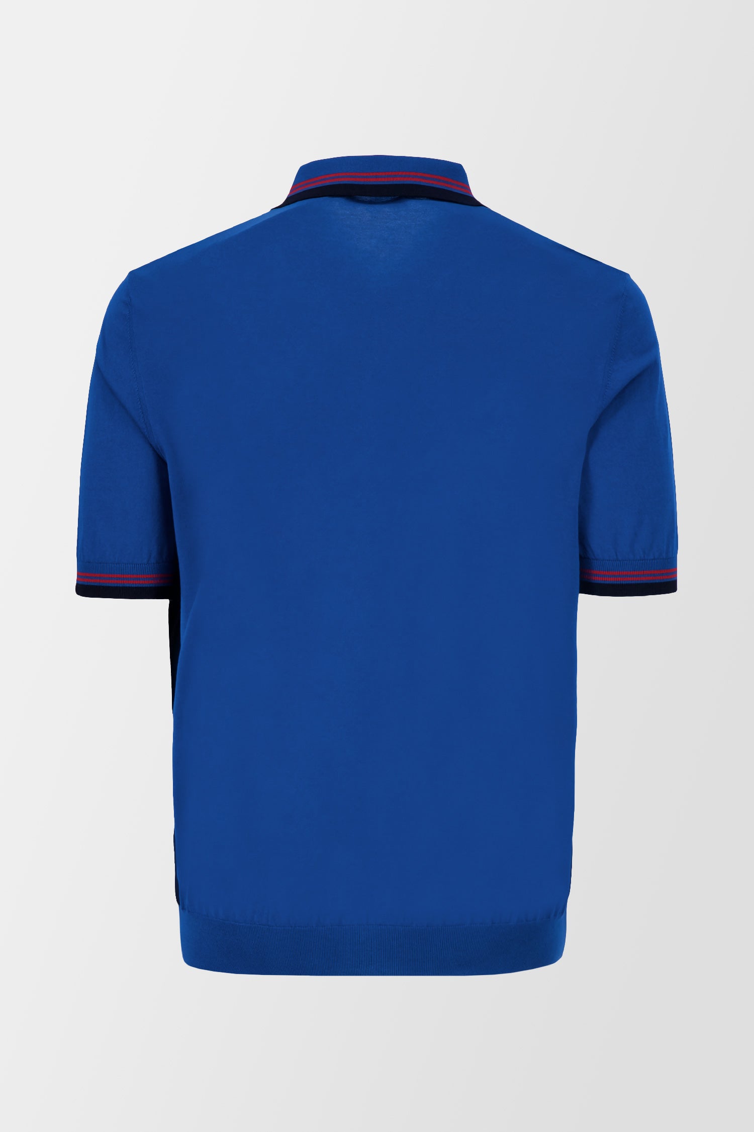 Zilli Blue Zip Polo Shirt for Men - Stylish Casual & Business Wear - Perfect for Office, Golf & Outdoor Activities