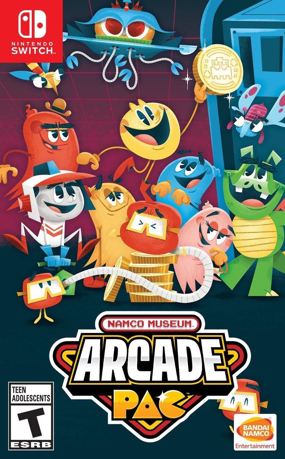 Namco Museum Arcade Pac - Classic Arcade Game Collection for Nintendo Switch | Perfect for Family Game Nights & Retro Gaming Enthusiasts