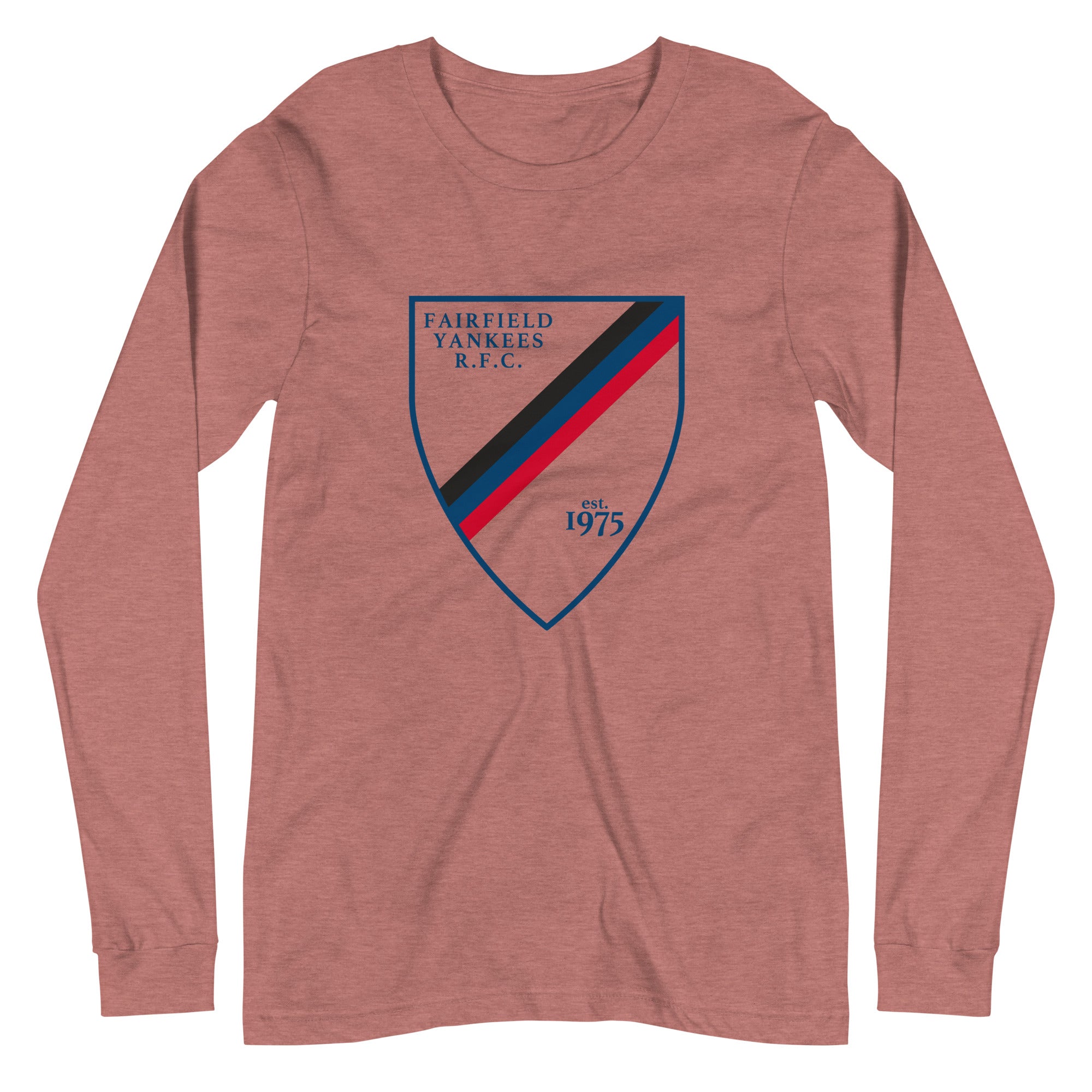 Fairfield Yankees RFC Long Sleeve Social T-Shirt - Comfortable Cotton Tee for Casual Wear, Sports Events & Fan Gatherings
