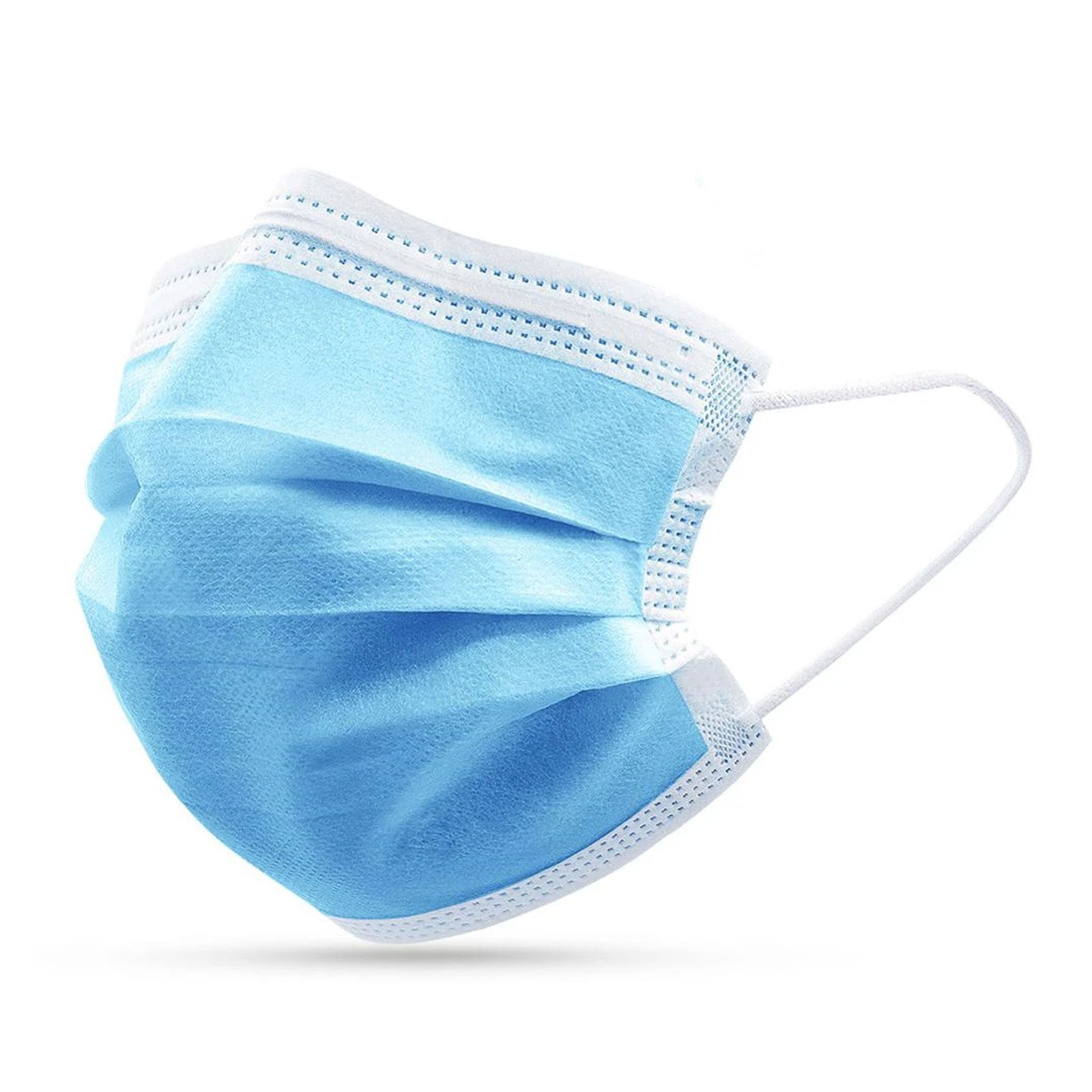 Disposable 3 Ply Face Masks - Breathable Protective Masks for Daily Use, Work, Travel & Public Safety | 50-Pack