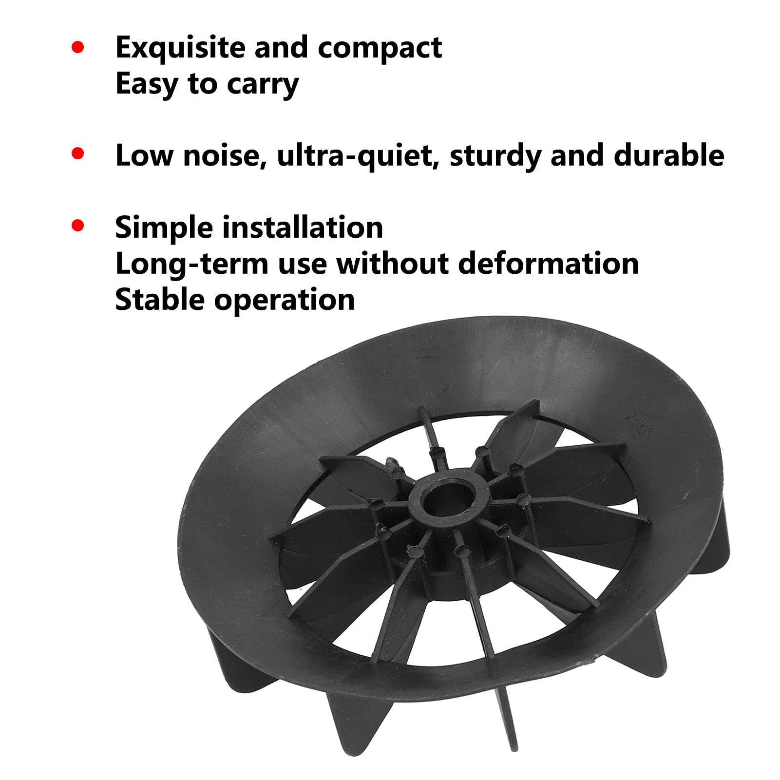 Ultra-Quiet Small Air Compressor Fan Blade - Compact & Portable Design with Easy Installation | Low Noise Cooling Solution for Home Workshops, Garages & DIY Projects
