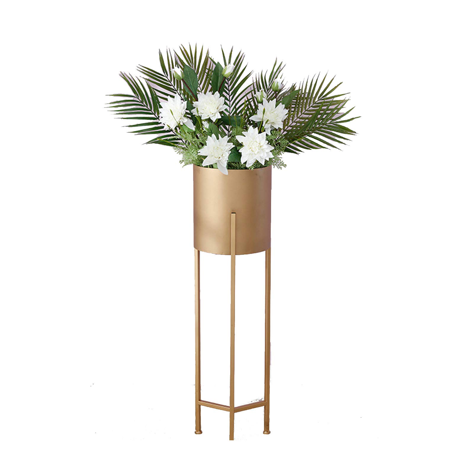 Nordic Floor Flower Stand - Creative Artificial Potted Plants for Living Room Decor - Fake Green Plants Simulation Flowers for Home Decoration - Perfect for Modern Housewarming Gifts & Interior Design