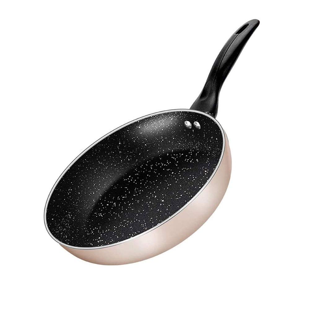 Non-Stick Aluminum Frying Pan with Fast Heating & Cool-Touch Handle - Perfect for Eggs, Pancakes & Small Meals - Ideal for Camping, Dorms & Small Kitchens