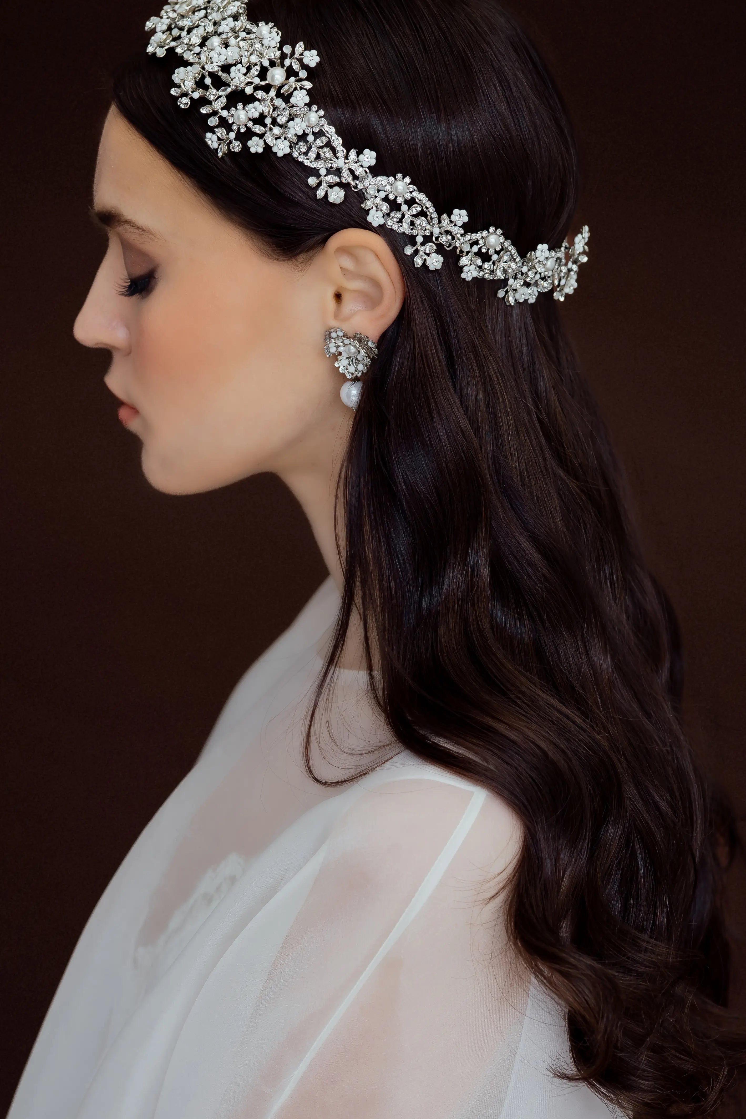 Whispers of Neruda Halo - Elegant Handcrafted Jewelry for Women | Perfect for Weddings, Parties & Special Occasions