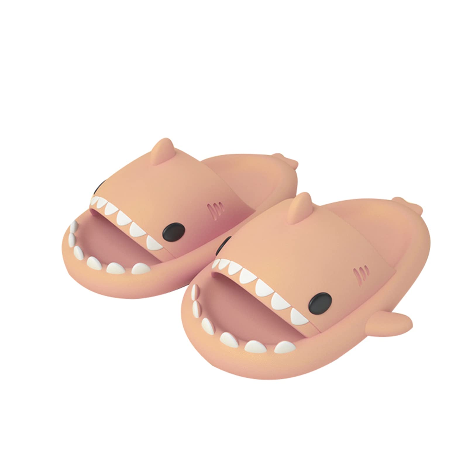 **Shark Slippers for Women & Men - Open Toe Slides, Anti-Slip Bathroom Clogs, Comfortable Beach Sandals for Summer - Perfect for Pool, Home & Outdoor Use**