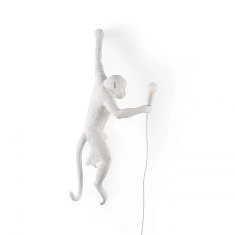 Cute Monkey Wall Lamp - LED Night Light for Kids Room, Nursery, Bedroom - Fun Animal-Themed Decor for Children's Spaces