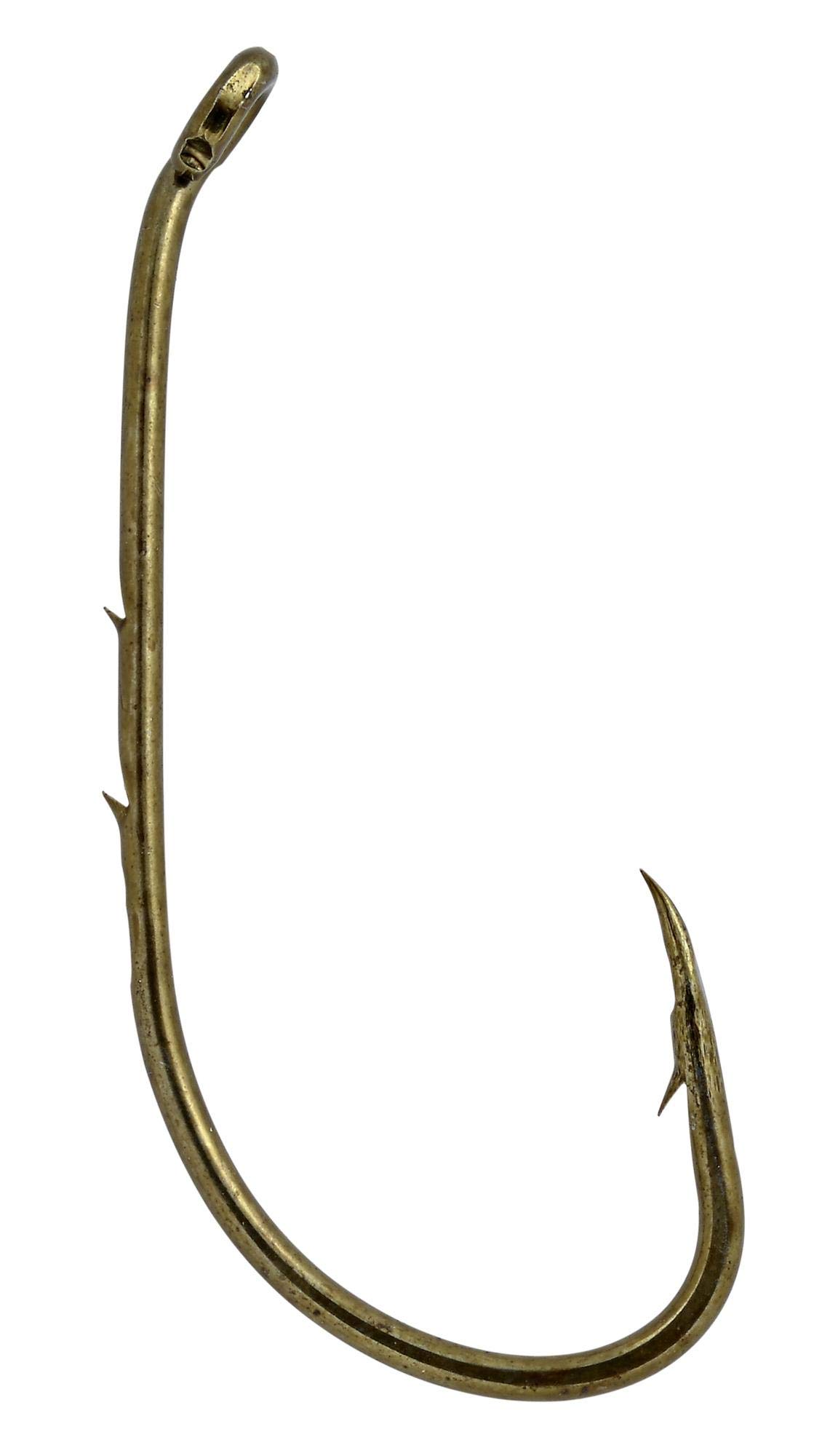 Premium Bronze Fishing Hook Baitholder - Strong & Sharp Hooks for Freshwater & Saltwater Fishing - Ideal for Bass, Trout, and Catfish Angling
